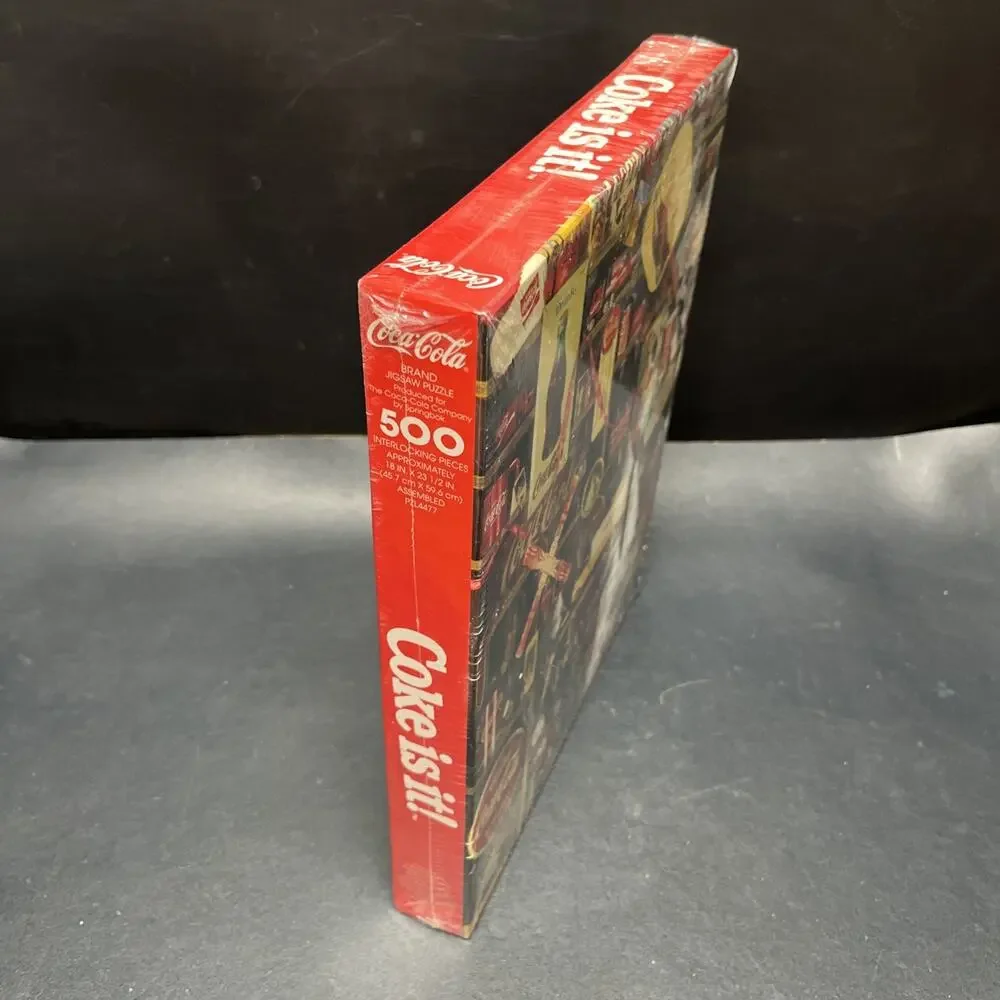 Hallmark Springbok Puzzle Coca-Cola “Coke Is It!” 500 Piece Jigsaw 1986 SEALED